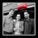 With Alina Merla at the Ibis Hotel, Sibiu