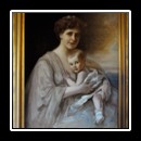 Painting of Queen Marie in Bran Castle (1909)