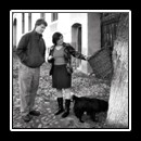 With Caroline Fernolend (Director Mihai Eminescu Trust) in Viscri (Deutsch-Weißkirch)