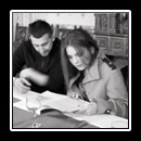 Mădălina Bucur and Cristian Moldovan (Pro TV) studying 'The Ultimate Dracula'
