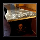 Bier for the dead in church of Reussmarkt