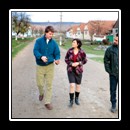 With Caroline Fernolend (Director Mihai Eminescu Trust) in Viscri (Deutsch-Weißkirch)