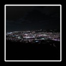 Cluj by night seen from the edge of the Hoia Baciu spooky forest