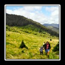 Up the hill, direction checkpoint.