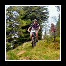 Applauding the runners and bikers.