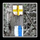Signs at the Grui Monument.